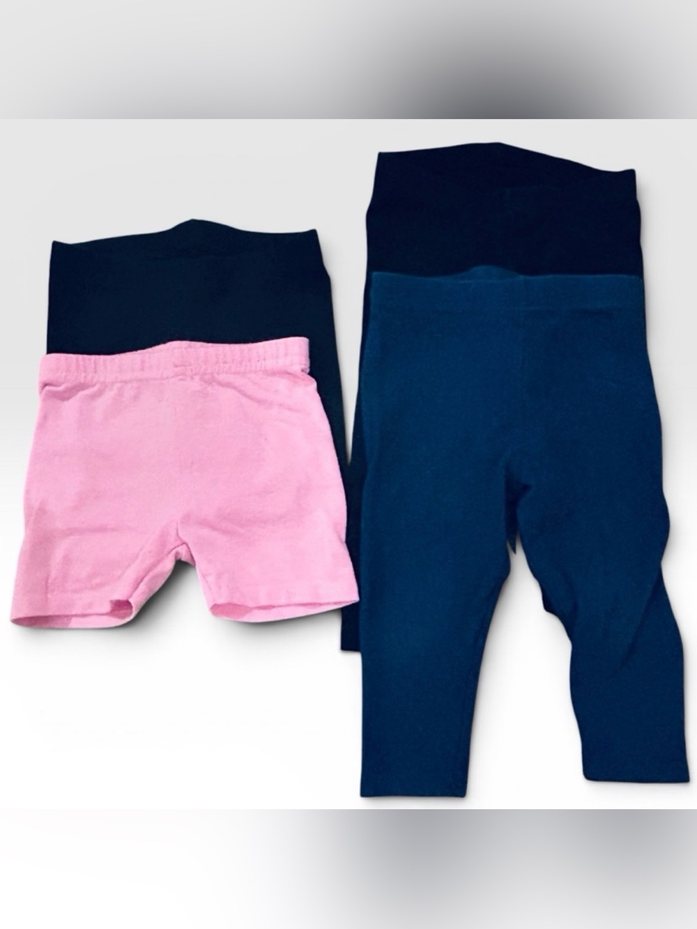 CAT & JACK GARANIMALS Girls Infant Leggings & Bike Shorts Lot Of 4 size 12mo